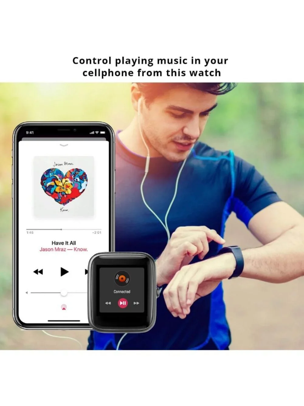 Smartwatch for Men & Women - 1.8” Ultra-HD Display, Fitness Tracker, Waterproof